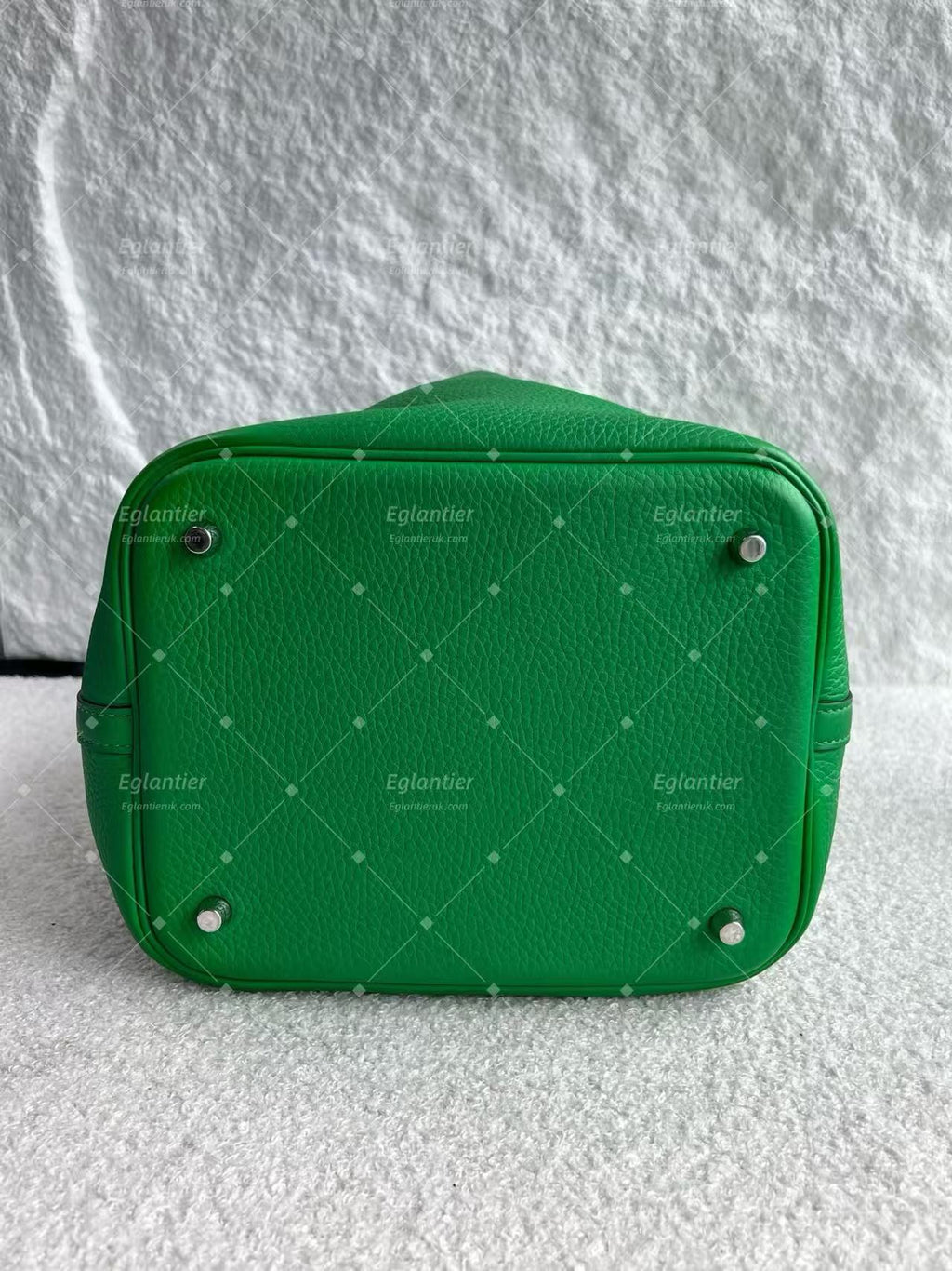 Hermès Picotin Lock 22 Green  Leather Palladium Hardware | Authentic Pre-Owned
