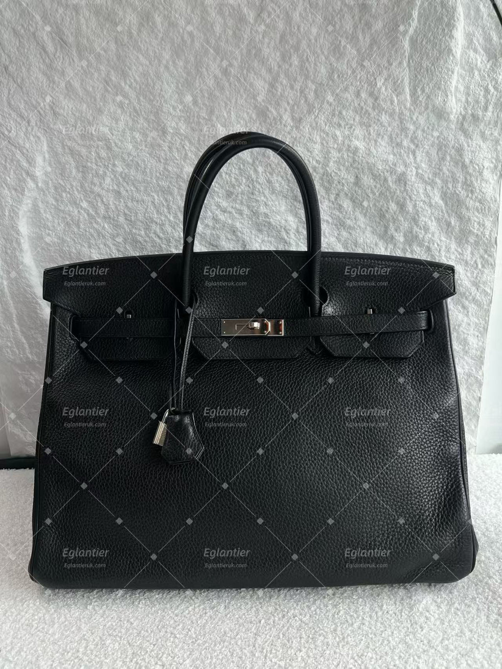Hermès Birkin 40 Black Togo Leather Palladium Hardware | Authentic Pre-Owned