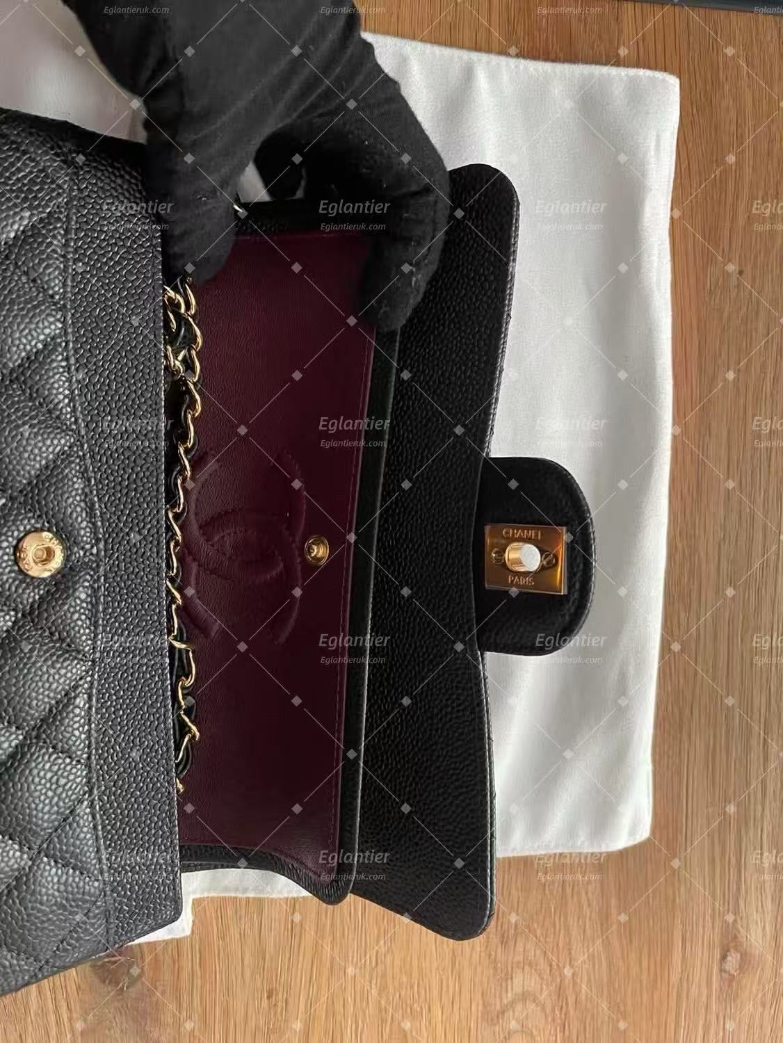 Chanel Classic Double Flap Bag | Small | Caviar Leather | Pre-Owned
