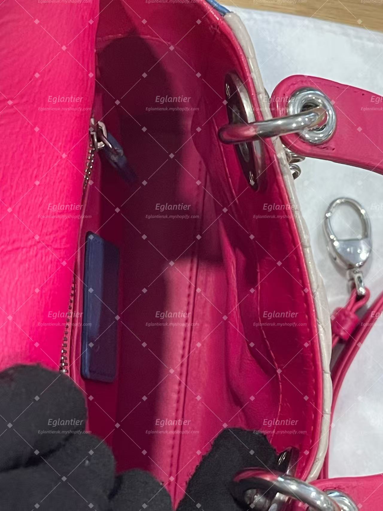 Lady dior mini lambskin
