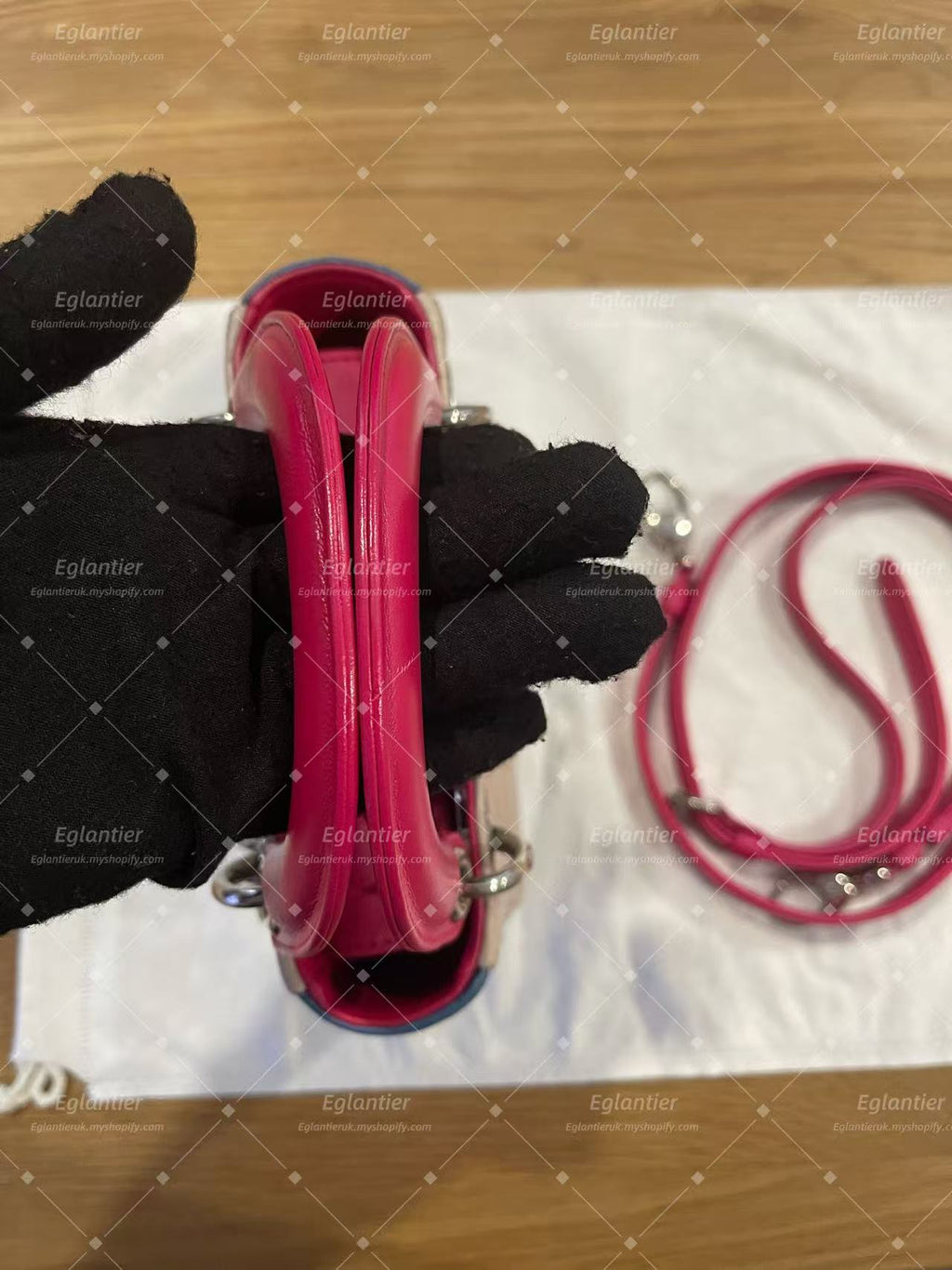 Lady dior mini lambskin