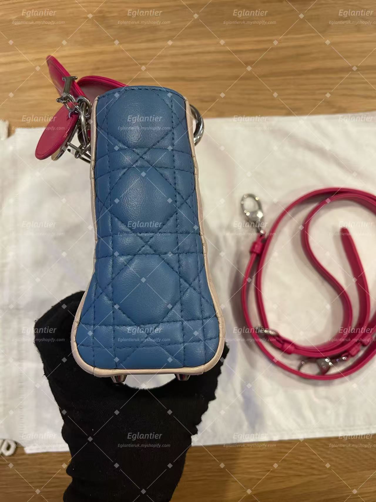 Lady dior mini lambskin