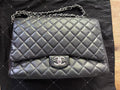 Chanel Timeless Classic flap maxi  lambskin black