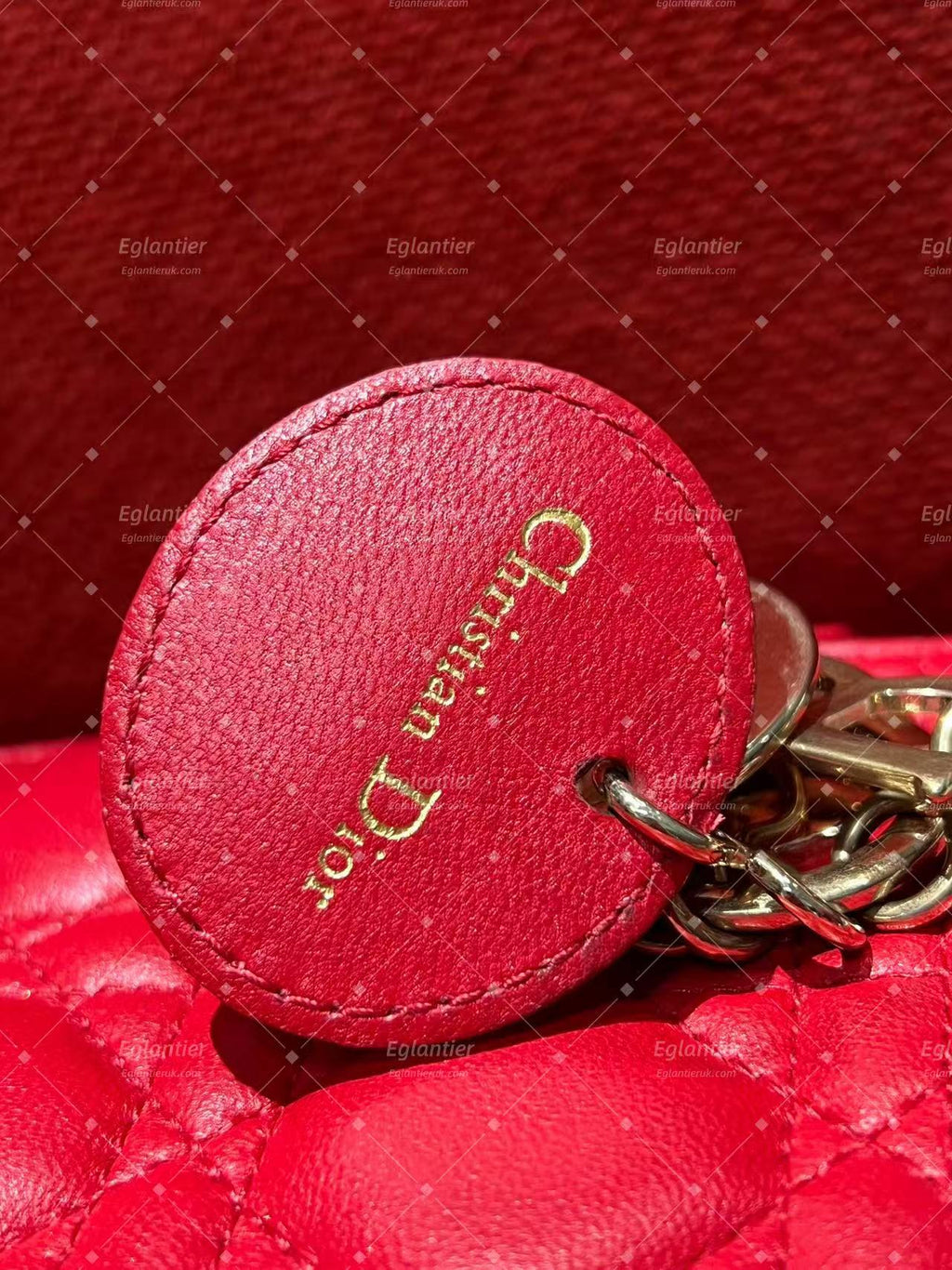 lady dior mini lambskin gold hardware